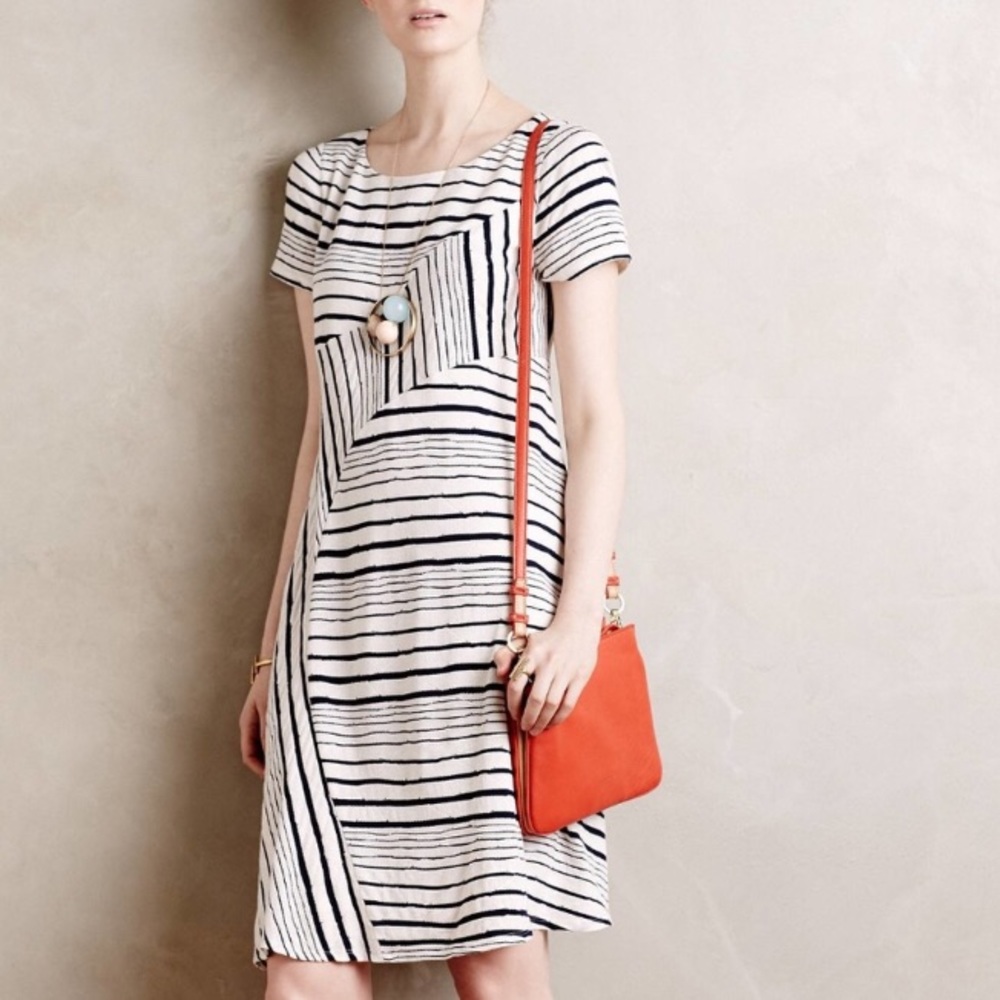 Maeve Stripestack Swing Dress